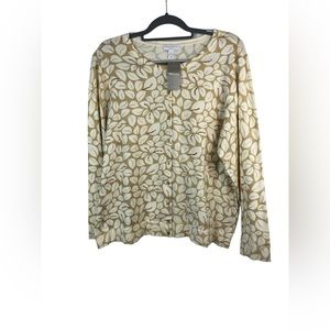 Charter club women’s lightweight neutral cardigan size‎ 3x